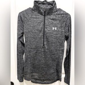 Women's Under‎ Armour Black Half Zip Heatgear Pullover Size Small